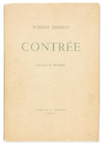 Desnos, Robert (1900-1945) & Pablo Picasso (1881-1973) Contrée.